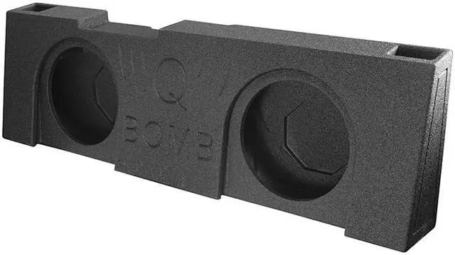 Alt view image 9 of 13 - Qpower Qbomb empty Dual 12" 2014-15 GMC Crew Cab 4 door