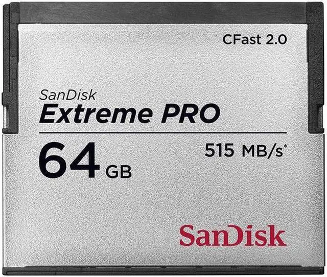 Alt view image 5 of 16 - SanDisk - SDCFSP-064G-A46D - SanDisk Extreme Pro 64 GB CFast Card - 525 MB/s Read - 430 MB/s Write - Lifetime Warranty