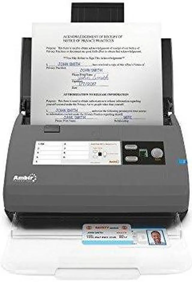 Alt view image 3 of 3 - Ambir Technology DS830IX-AS 30 PPM Automatic Document Feeder, 200 DPI