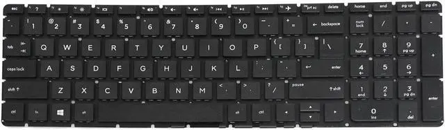 Alt view image 2 of 5 - replacement keyboard for HP Pavilion 15-ac12215-ac121dx 15-ac122cy  US  no Frame LA