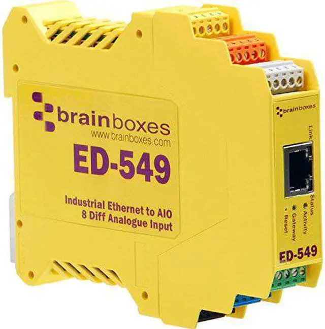 Alt view image 4 of 15 - Brainboxes Ethernet to Analogue 8 Inputs