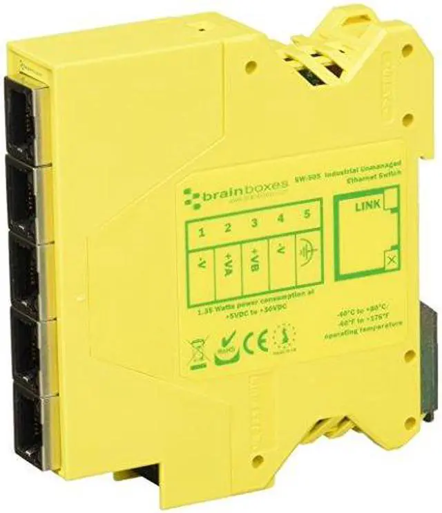 Alt view image 2 of 14 - INDUSTRIAL ETHERNET 5PORT SW
