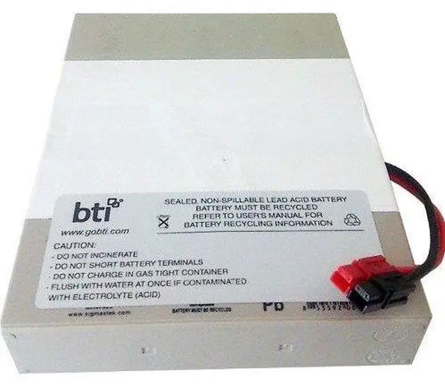 Alt view image 6 of 11 - BTI RBC62-1U-BTI Replacement Maintenance-Free, Sealed Lead Acid Ups Battery Kit For Tripp Lite Sm