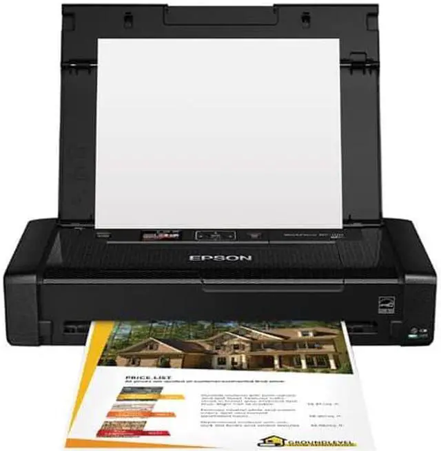 Alt view image 7 of 14 - Epson WorkForce WF-100 Wireless Mobile Inkjet Printer