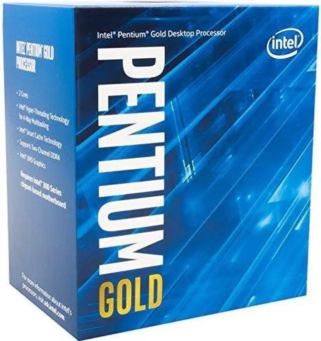 Alt view image 5 of 5 - Intel Pentium Gold G5500 Coffee Lake Dual-Core 3.8 GHz LGA 1151 (300 Series) 54W BX80684G5500 Desktop Processor Intel UHD Graphics 630