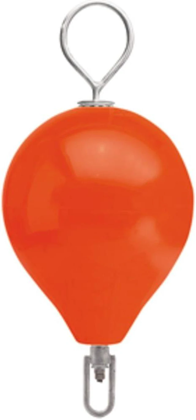 Alt view image 2 of 2 - POLYFORM US POLYFORM MOORING BUOY W/ SS 13.5" DIAMETER RED CM-2SS-RED