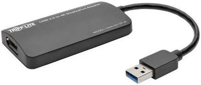 Alt view image 6 of 15 - Tripp Lite USB SuperSpeed DisplayPort External Monitor Graphic Adapter 4K x 2K