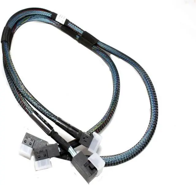 Alt view image 3 of 4 - Dell Dual Mini Sas Sff-8643 Cable For Dell Poweredge R715 R810 897Dk Fn39J