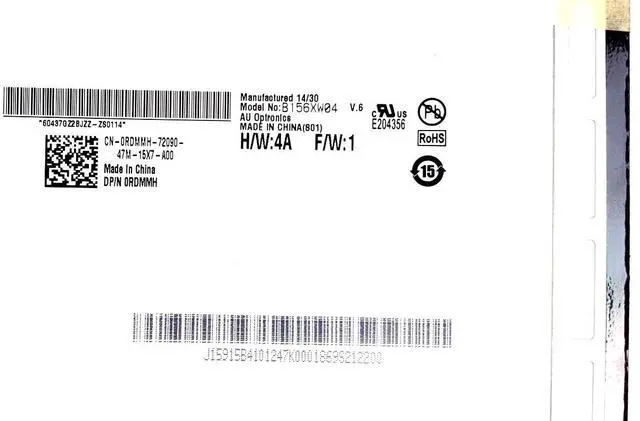 Alt view image 3 of 8 - AU Dell Latitude 3540 15.6" 1366x768 WXGA LED LCD Screen B156XW08 V.6 RDMMH