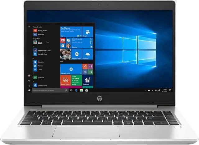 Main image of HP Laptop ProBook AMD Ryzen 7 2700U 16GB Memory 256 GB SSD AMD Radeon Vega 10 14.0" Non-Touch Screen Windows 10 Pro 64-bit 445 G6 (6KJ13UT#ABA)