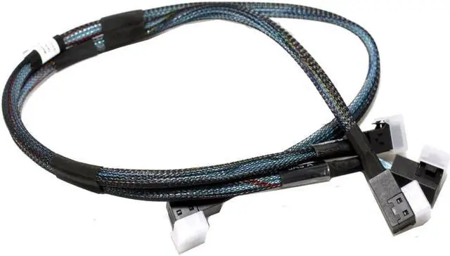 Alt view image 2 of 4 - Dell Dual Mini Sas Sff-8643 Cable For Dell Poweredge R715 R810 897Dk Fn39J