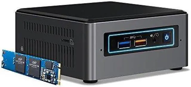 Alt view image 7 of 7 - Intel NUC (Next Unit of Computing) BOXNUC7I7BNHX1 Mini / Booksize Barebone System with 16GB Intel Optane Memory Preinstalled