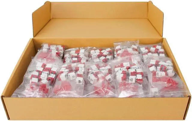 Alt view image 6 of 13 - ICC ICC-IC107F6VWH MODULE- CAT 6- HD- 400 PK- WHITE