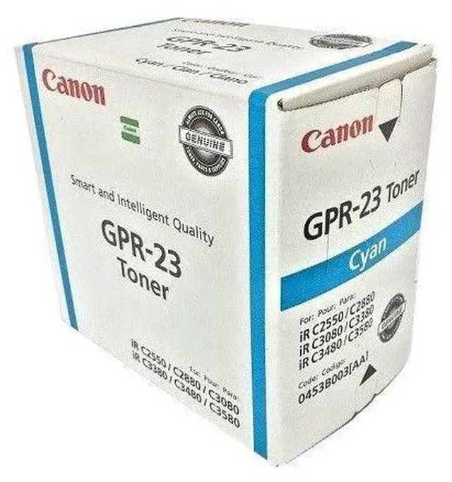 Alt view image 2 of 3 - Canon Gpr-23 Cyan Toner Cartridge - Laser - 14000 Page -