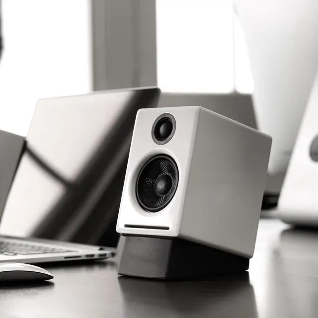 Alt view image 3 of 12 - Audioengine A2+ Premium Powered Wireless Desktop Speakers - Pair (White)