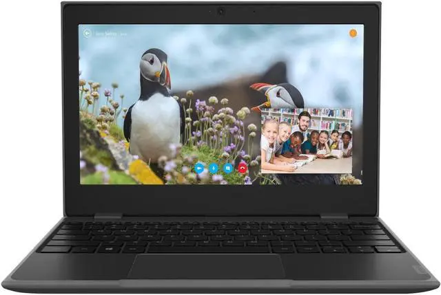 Alt view image 4 of 8 - Lenovo 100e Windows 2nd Gen 81M80003US 11.6" LCD Netbook - Intel Celeron N4000 Dual-core (2 Core) 1.10 GHz - 4 GB LPDDR4 - 64 GB Flash Memory - Windows 10 Pro 64-bit (English) - 1366 x 768 - Twis