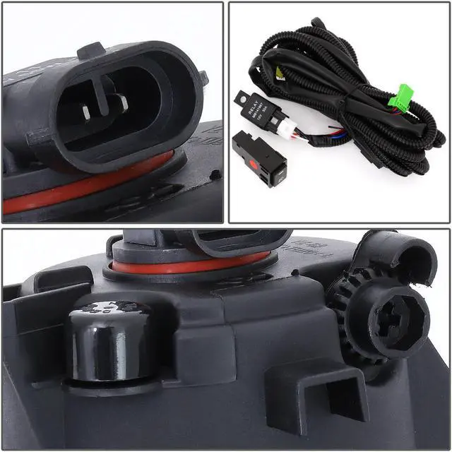 Alt view image 5 of 7 - DNA Motoring FL-ZTL-301-CH For 2016 to 2018 Nissan Altima 4-Door Pair Clear Lens Front Driving Fog Light Lamps w/Chrome Trim Bezel Cover+Switch 17