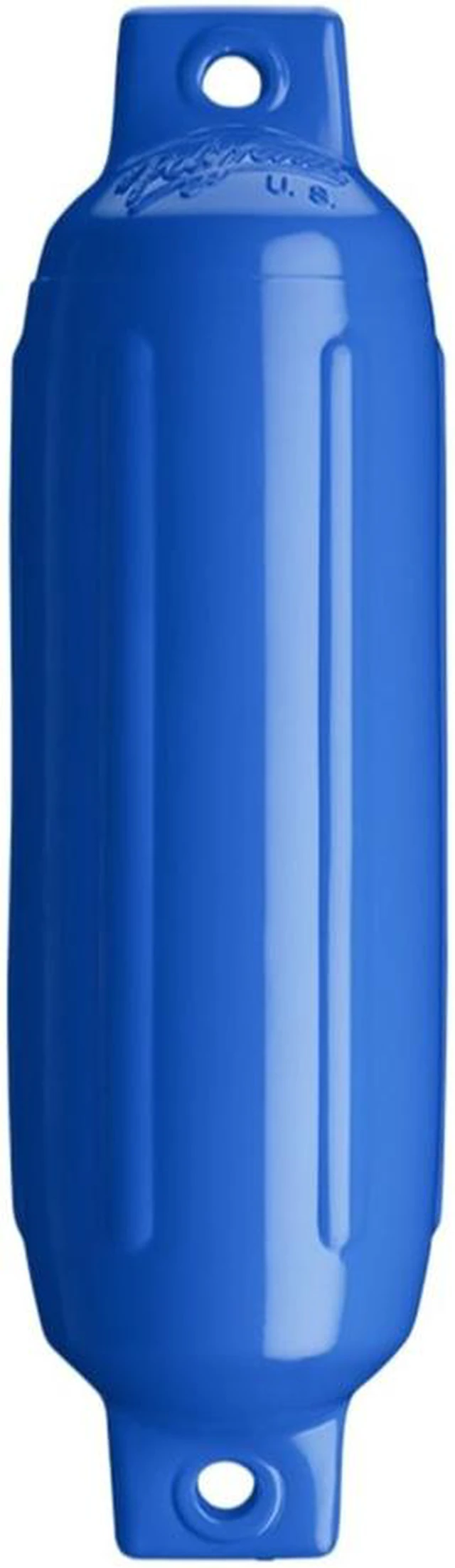 Alt view image 2 of 7 - Polyform G - 1 Twin Eye Fender 3.5 x 13 - Blue - G-1-BLUE