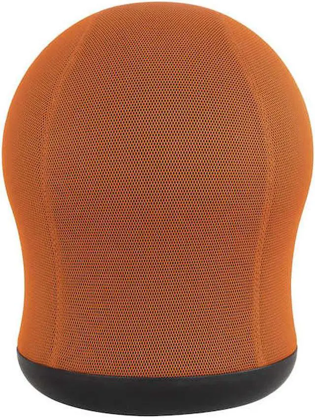 Alt view image 7 of 12 - Safco - 4760OR - Zenergy Swivel Ball Chair, 17 1/2 Diameter x 23 High, Orange Mesh