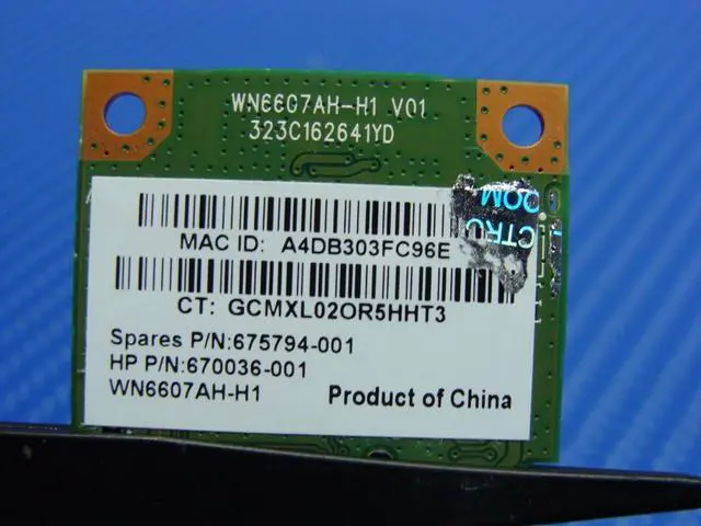 Alt view image 4 of 4 - HP Pavilion 15.6" 2000-2 Series Wireless WIFI Card 675794-001 670036-001 GLP*