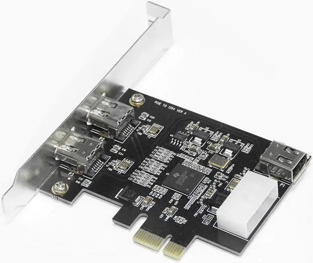 Main image of PCIe 1394A Firewire Expansion Card With 1 Internal And 2 External Ports