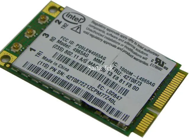 Alt view image 2 of 3 - Lenovo ThinkPad X60 Wireless Card