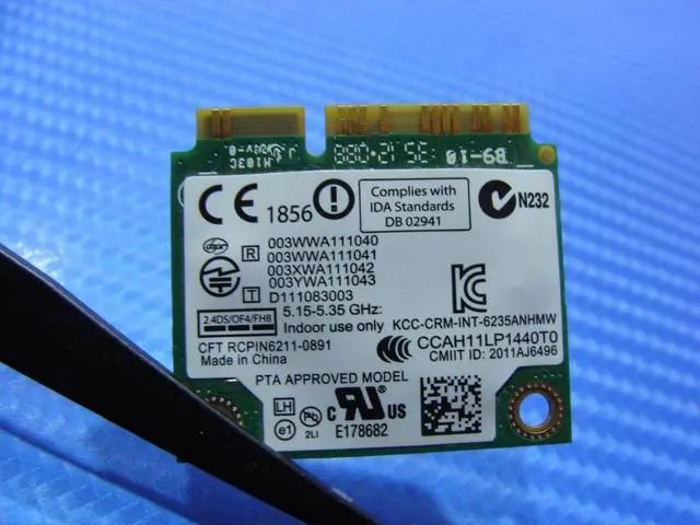 Alt view image 3 of 4 - Samsung 15.6" NP780Z5E Original Wireless WiFi Card 6235ANHMW 670292-001 GLP*