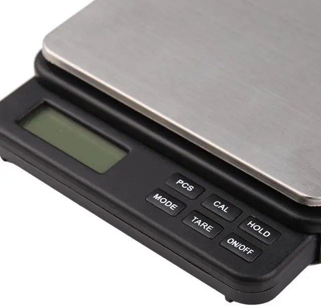Alt view image 2 of 6 - 1000g/0.01g Precision Digital Kitchen Scales Multi Jewelry Herb LCD Display Electronic Weight Scale Libra