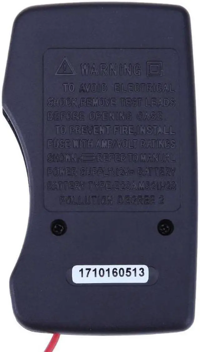 Alt view image 6 of 7 - Portable Digital Multimeter Mini Pocket Ammeter Voltmeter Current Voltage Ohm Meter Battery Capacity Electrical Test 1999 Counts