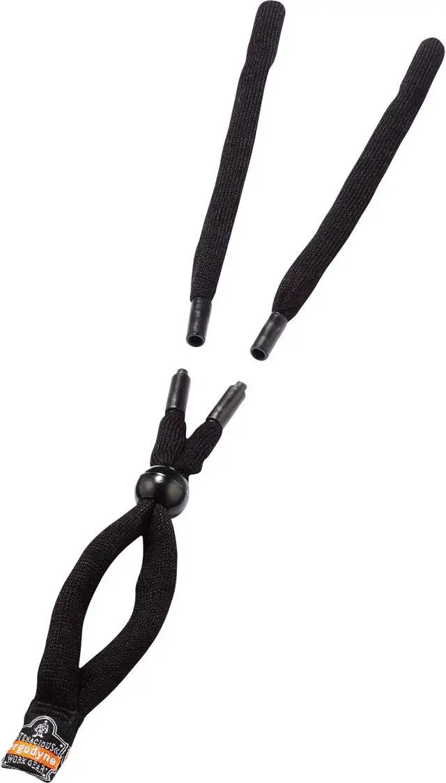 Alt view image 2 of 8 - Skullerz 3215 Cotton Breakaway Eyewear Lanyard - Black
