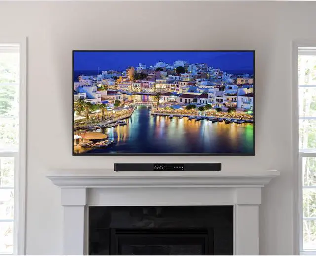 Alt view image 7 of 13 - Deco Gear Home Theater Surround Sound 31" Soundbar | 40 Watts 2.1 CH Audio, Bluetooth, NFC