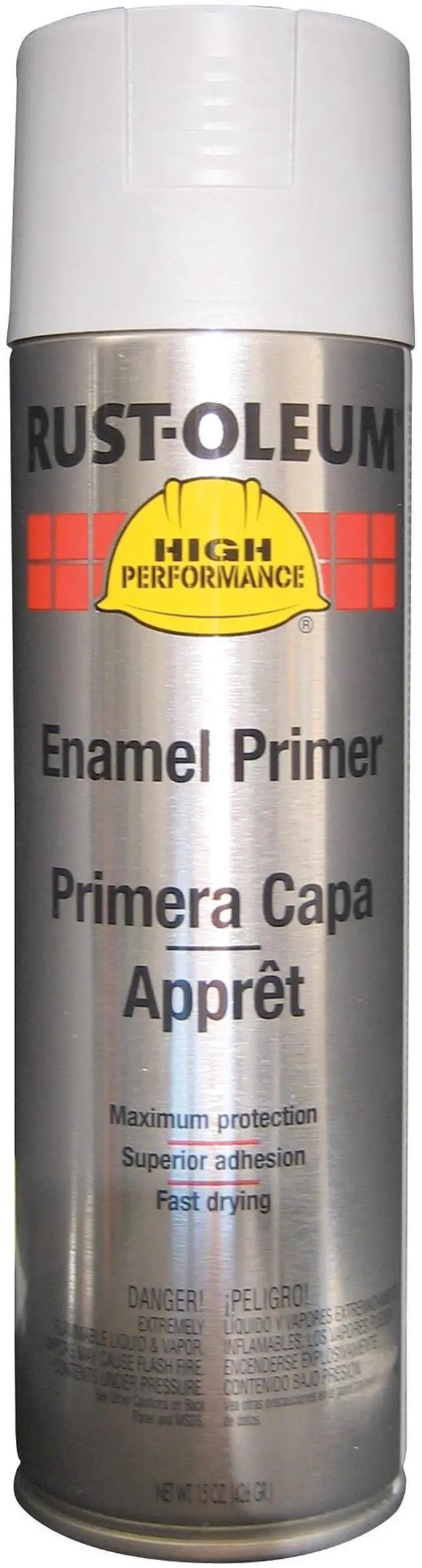 Alt view image 5 of 5 - RUST-OLEUM V2182838 Rust Preventative Spray Primer, Gray, Flat Finish, 15 oz.