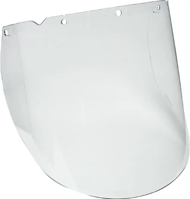 Alt view image 2 of 3 - MSA SAFETY 10115855 V-Gard Visor, Propionate, Clear, Molded, (8"x17"x.098")