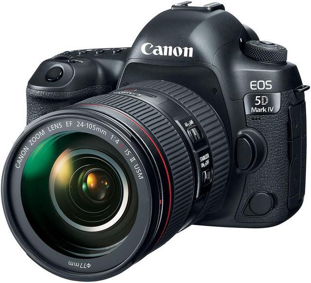 Alt view image 2 of 7 - Canon EOS 5D Mark IV DSLR Camera with 24-105mm f/4L II Lens (Intl Model) Ultimate Bundle