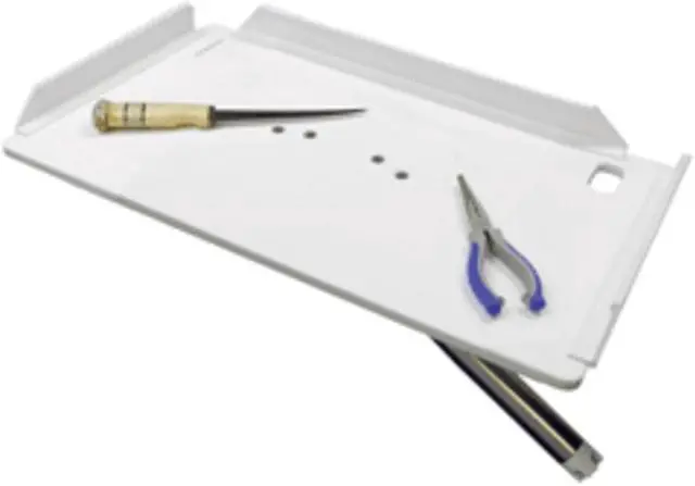 Alt view image 3 of 7 - TACO METALS TACO 20" POLY FILET TABLE W/ ADJUSTABLE GUNNEL MOUNT  P01-2120W