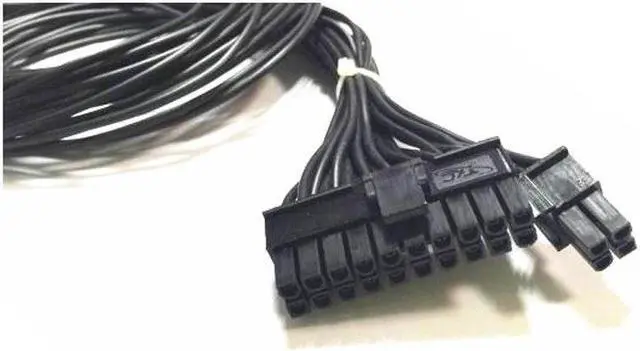 Alt view image 4 of 5 - 20pin to 20+4 Pin Port Power Supply Cable Male to Male 24 pin to 20 Pin ATX power adapter Cable