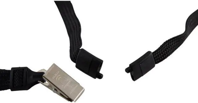 Alt view image 4 of 14 - SICURIX Safety Breakaway Lanyard - 12 / Pack - 36" Length - Black - Nylon, Steel