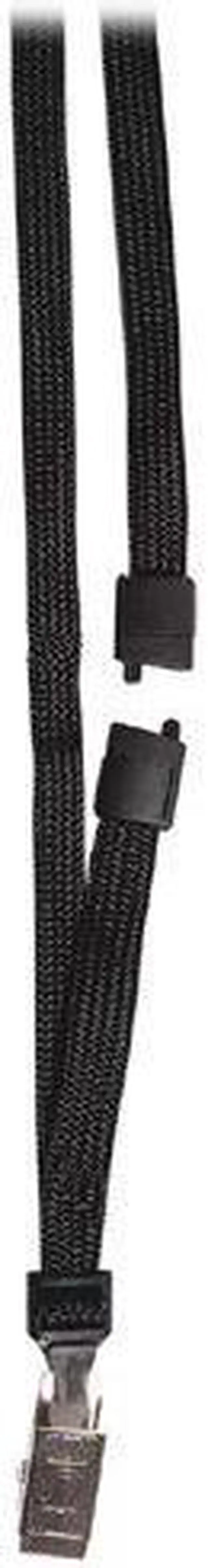 Alt view image 2 of 14 - SICURIX Safety Breakaway Lanyard - 12 / Pack - 36" Length - Black - Nylon, Steel