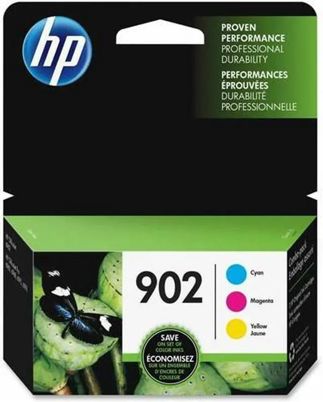 Alt view image 4 of 20 - HP 902 3-pack Cyan/Magenta/Yellow Original Ink Cartridges, Per cartridge: ~315
