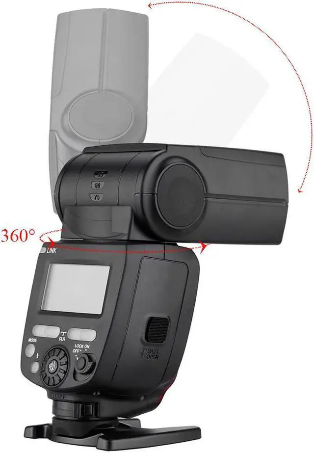 Alt view image 6 of 7 - YONGNUO YN685 E-TTL HSS 1/8000s GN60 2.4G Wireless Flash Speedlite Speedlight for Canon DSLR Cameras Compatible with YONGNUO 622C/603 wireless system