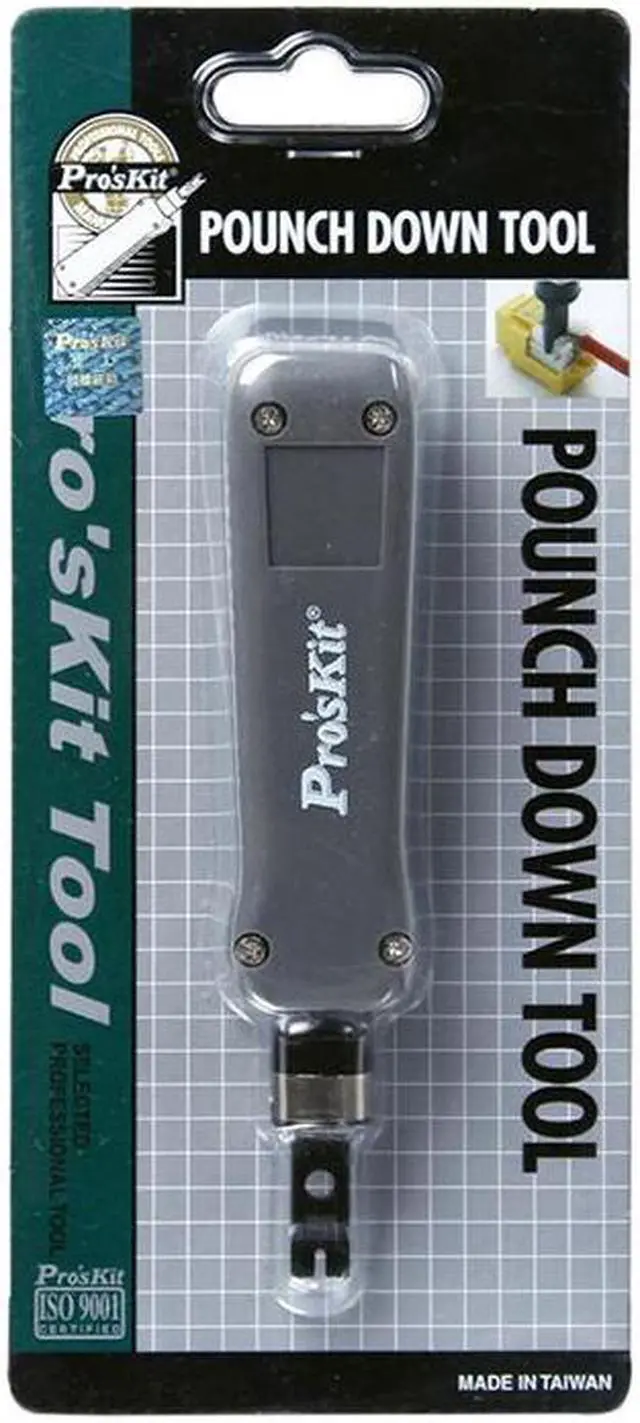 Alt view image 5 of 5 - Pro'skit 8PK-324B Impact and Punch Down Screwdriver Tool wire Network Tool Kit