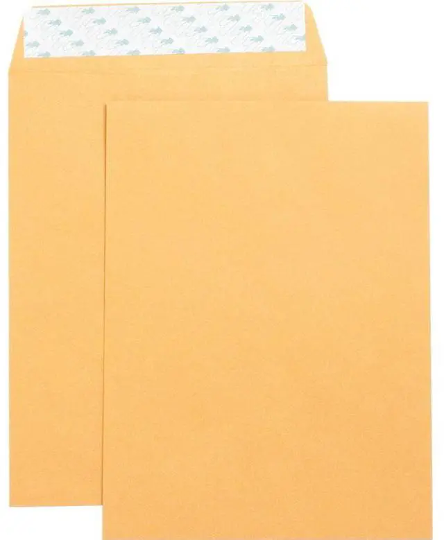 Main image of Business Source Catalog Envelopes Self Seal Plain 9"x12" 250/BX Kraft 42120