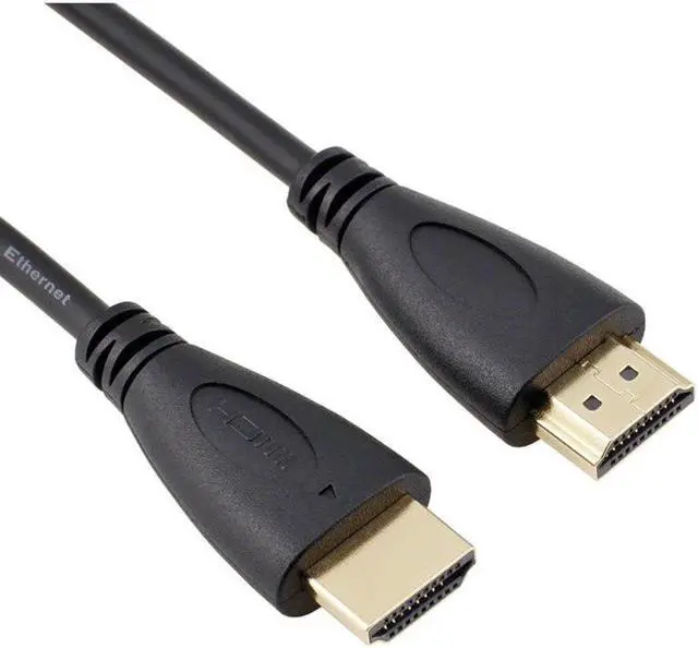 Alt view image 2 of 5 - HDMI Cable Male to Male Gold Plated HDMI 1.4V 1080P 3D for PS3 projector HD LCD Apple TV computer cable