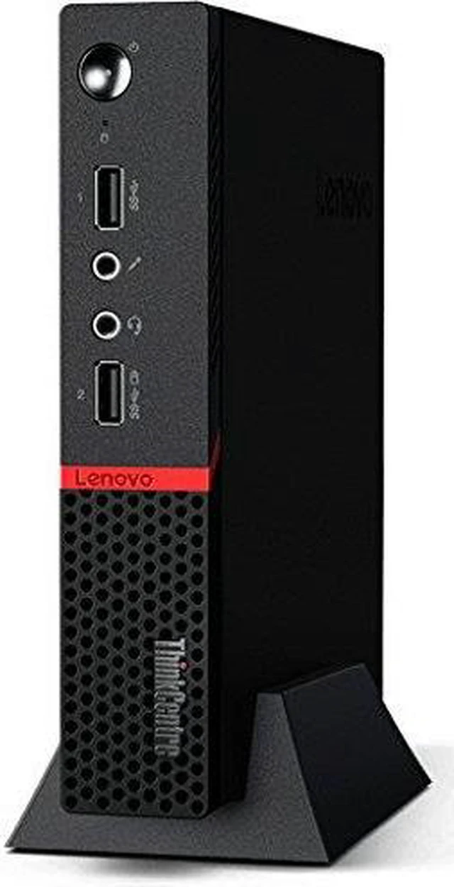 Alt view image 11 of 11 - Lenovo Desktop Computer ThinkCentre M715q (10M30002US) AMD PRO A10-9700E 4GB DDR4 500GB HDD AMD Radeon R7 Windows 10 Pro 64-Bit