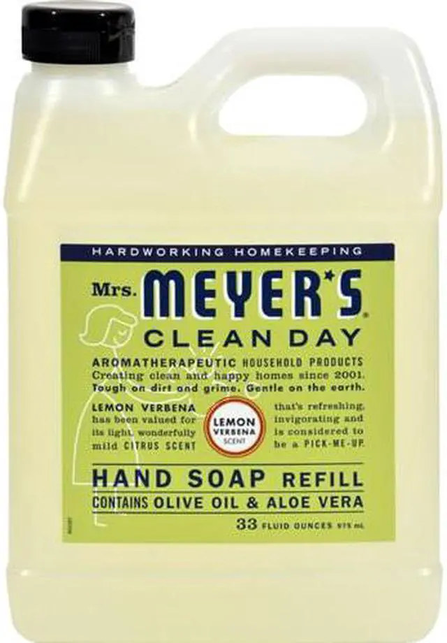 Alt view image 7 of 20 - Mrs. Meyer's Liquid Hand Soap Refill - Lemon Verbena - 33 lf oz Liquid Hand Soap