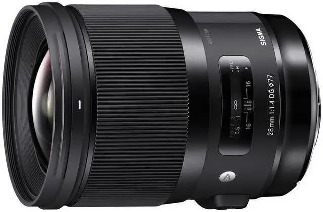 Main image of Sigma 28mm f/1.4 DG HSM ART Lens for Sony E-mount Cameras, Black #441965