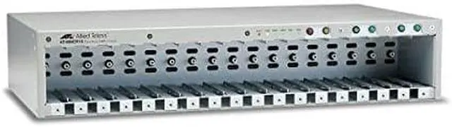 Alt view image 3 of 9 - Allied Telesis MMCR18 Media Conversion Rack-Mount Chassis - 18 Slot - 2U - Rack-mountable - TAA Compliant