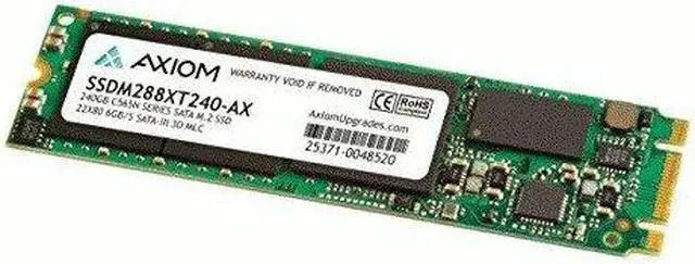 Alt view image 2 of 5 - Axiom C565n M.2 2280 240GB SATA III Internal Solid State Drive (SSD) SSDM288XT240-AX