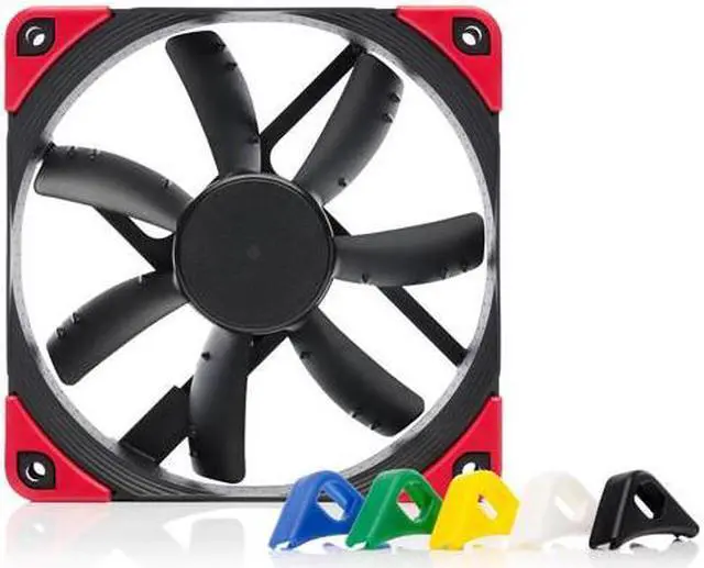 Alt view image 3 of 9 - Noctua NF-S12A PWM chromax.black.swap Computer case Fan