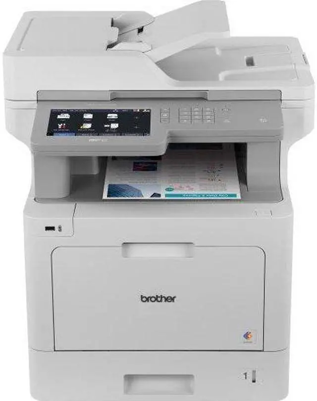 Alt view image 2 of 12 - Brother MFC-L9570CDW Business Color Laser All-in-One Printer